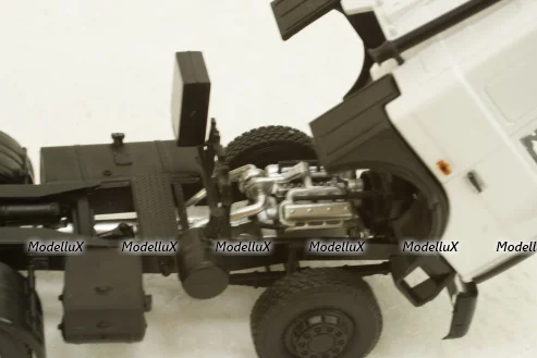 Маз-6422 тягач 1989г белый, АвтоИстория 1:43