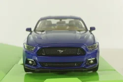 Ford Mustang GT 2015, blue , 24062, Welly 1:24