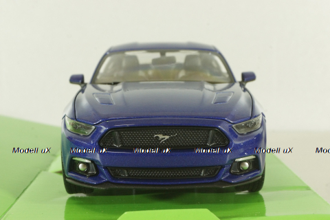 Ford Mustang GT 2015, blue , 24062, Welly 1:24
