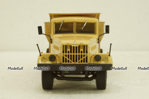 Краз-256Б1 самосвал, песочный, АвтоИстория 1:43