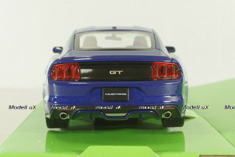 Ford Mustang GT 2015, blue , 24062, Welly 1:24