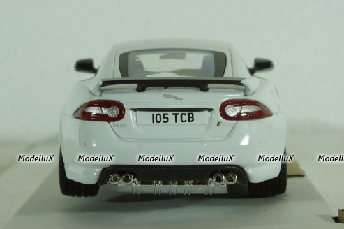 Jaguar XKR-S 2011, white, BU21063W, Burago 1:24