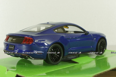 Ford Mustang GT 2015, blue , 24062, Welly 1:24