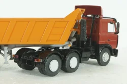 Маз-6422 с п/прицепом Маз-9506-20, красный/оранжевый, SSM7039, SSM 1:43