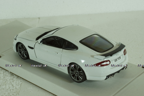 Jaguar XKR-S 2011, white, BU21063W, Burago 1:24