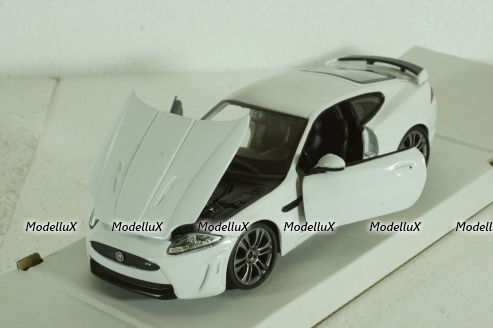 Jaguar XKR-S 2011, white, BU21063W, Burago 1:24