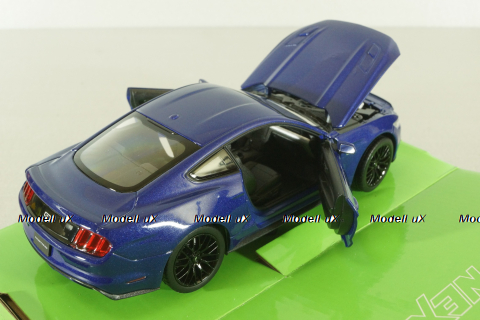 Ford Mustang GT 2015, blue , 24062, Welly 1:24