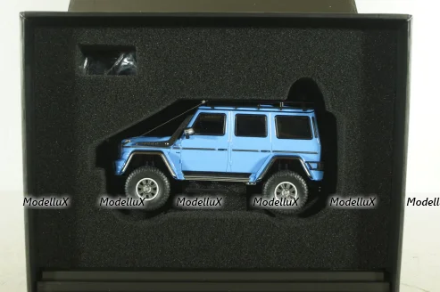 Mercedes Brabus 550 Adventure G-Class 4x4² 2017, blue, ALM460307, AlmostReal 1:43