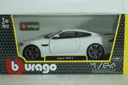 Jaguar XKR-S 2011, white, BU21063W, Burago 1:24