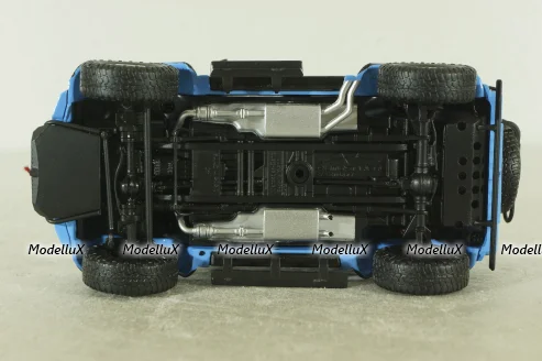 Mercedes Brabus 550 Adventure G-Class 4x4² 2017, blue, ALM460307, AlmostReal 1:43