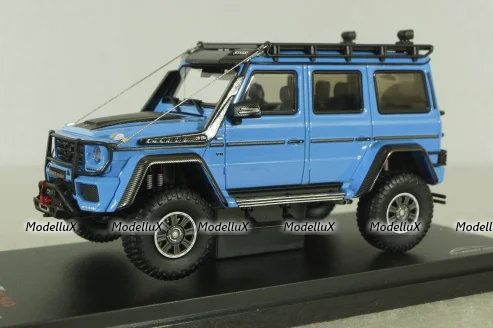 Mercedes Brabus 550 Adventure G-Class 4x4² 2017, blue, ALM460307, AlmostReal 1:43