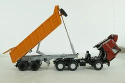 Маз-6422 с п/прицепом Маз-9506-20, красный/оранжевый, SSM7039, SSM 1:43