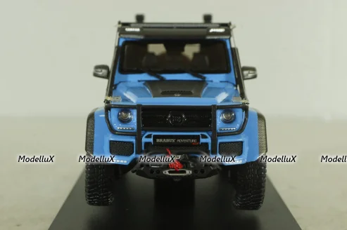 Mercedes Brabus 550 Adventure G-Class 4x4² 2017, blue, ALM460307, AlmostReal 1:43