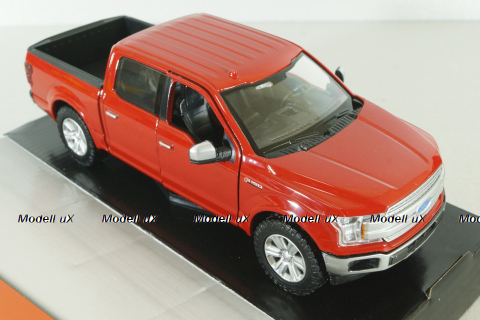 Ford F-150 Lariat Crew Cab red, MOM79363RED, MotorMax 1:24