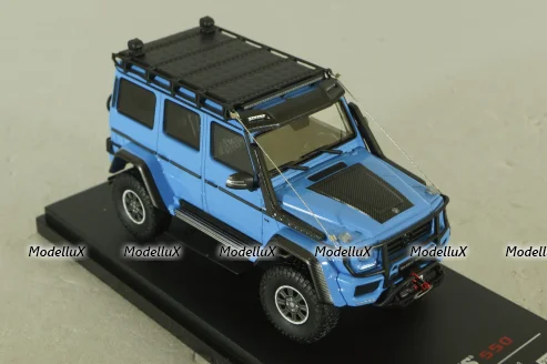 Mercedes Brabus 550 Adventure G-Class 4x4² 2017, blue, ALM460307, AlmostReal 1:43