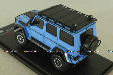 Mercedes Brabus 550 Adventure G-Class 4x4² 2017, blue, ALM460307, AlmostReal 1:43