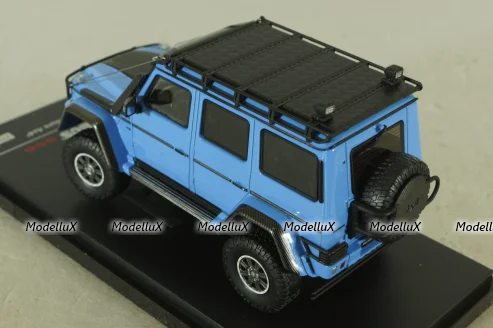 Mercedes Brabus 550 Adventure G-Class 4x4² 2017, blue, ALM460307, AlmostReal 1:43