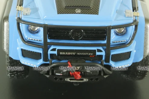 Mercedes Brabus 550 Adventure G-Class 4x4² 2017, blue, ALM460307, AlmostReal 1:43