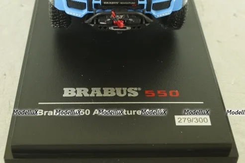 Mercedes Brabus 550 Adventure G-Class 4x4² 2017, blue, ALM460307, AlmostReal 1:43