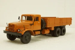 Краз-257Б1 бортовой, оранжевый, АвтоИстория 1:43