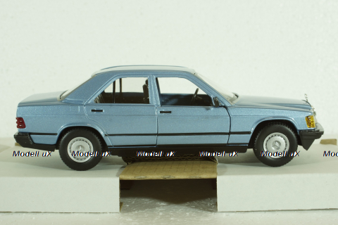 Mercedes 190E W201, 1984, blue, BU21103BL, Burago 1:24