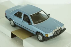 Mercedes 190E W201, 1984, blue, BU21103BL, Burago 1:24