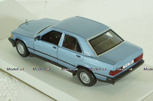 Mercedes 190E W201, 1984, blue, BU21103BL, Burago 1:24