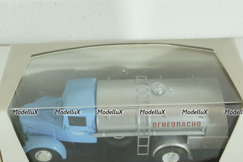 ТЗ-200 на шасси Маз-200, голубой/серебристый, SSM1084, SSM 1:43