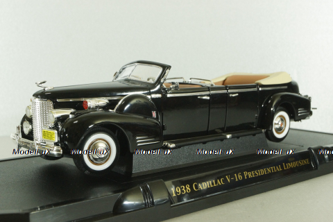 Cadillac V-16 Presidential Limousine 1938, black, 24028, Signature Models 1:24