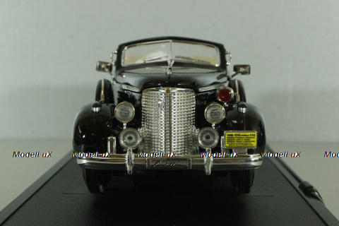 Cadillac V-16 Presidential Limousine 1938, black, 24028, Signature Models 1:24
