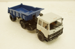 Маз-5432 з напівпричепом Маз-52328 сірий/синій, АвтоИстория 1:43