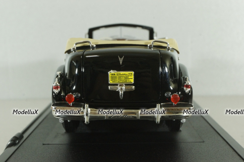Cadillac V-16 Presidential Limousine 1938, black, 24028, Signature Models 1:24