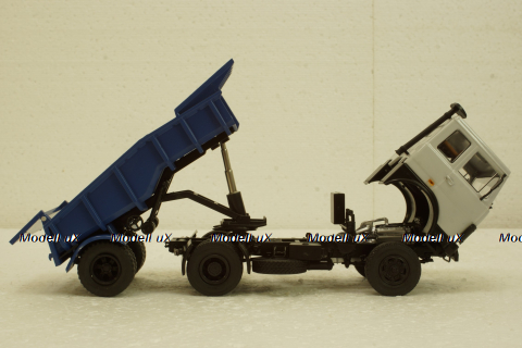 Маз-5432 з напівпричепом Маз-52328 сірий/синій, АвтоИстория 1:43