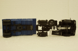 Маз-5432 з напівпричепом Маз-52328 сірий/синій, АвтоИстория 1:43