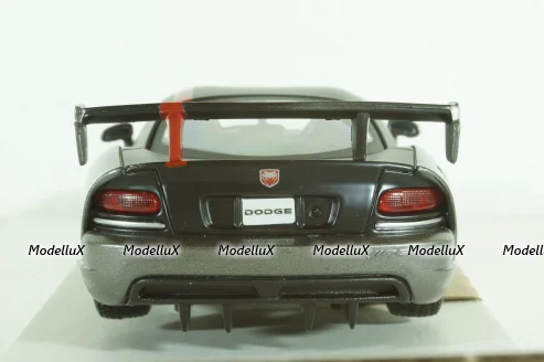 DODGE VIPER SRT-10 COUPE 2003 WITH RED LINE - GREY, BU22114GRY, Burago 1:24