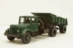 Маз-200В с п/прицепом Маз-5232В зелений, АвтоИстория 1:43