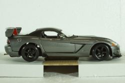 DODGE VIPER SRT-10 COUPE 2003 WITH RED LINE - GREY, BU22114GRY, Burago 1:24