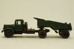 Маз-200В с п/прицепом Маз-5232В зелений, АвтоИстория 1:43