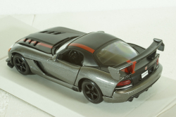 DODGE VIPER SRT-10 COUPE 2003 WITH RED LINE - GREY, BU22114GRY, Burago 1:24