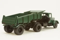 Маз-200В с п/прицепом Маз-5232В зелений, АвтоИстория 1:43