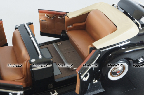 Cadillac V-16 Presidential Limousine 1938, black, 24028, Signature Models 1:24