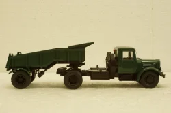 Маз-200В с п/прицепом Маз-5232В зелений, АвтоИстория 1:43