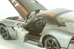 DODGE VIPER SRT-10 COUPE 2003 WITH RED LINE - GREY, BU22114GRY, Burago 1:24