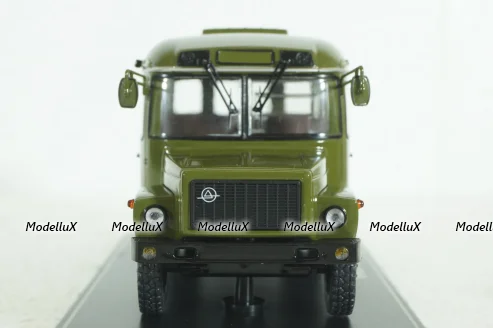Кавз-3976 Автобус  Хаки, SSM4027, SSM 1:43