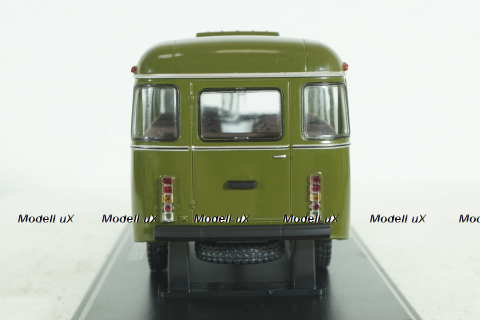 Кавз-3976 Автобус  Хаки, SSM4027, SSM 1:43