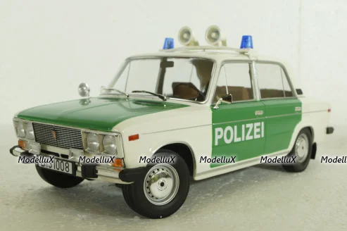 Ваз-2106 Lada 1600, Polizei, 1800245, Triple9 1:18