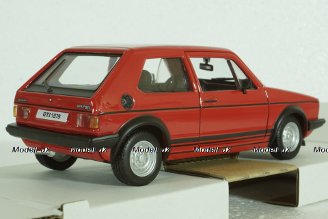 Volkswagen Golf MKI GTi 1979, red, BU21089R, Burago 1:24 