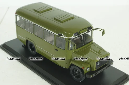 Кавз-3976 Автобус  Хаки, SSM4027, SSM 1:43