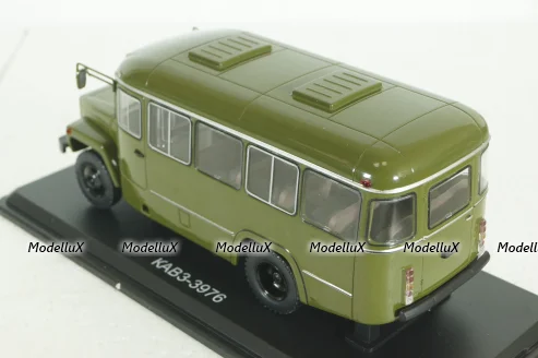 Кавз-3976 Автобус  Хаки, SSM4027, SSM 1:43
