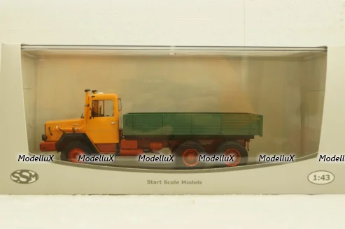 Magirus-290, оранжевый/зеленый, SSM1287, SSM 1:43